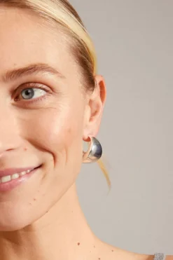 Pilgrim Kasia Recycled Silver-Plated EOL Earrings