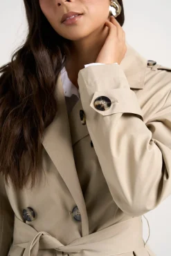 Stories be Told Kensington Stone Trench Coat