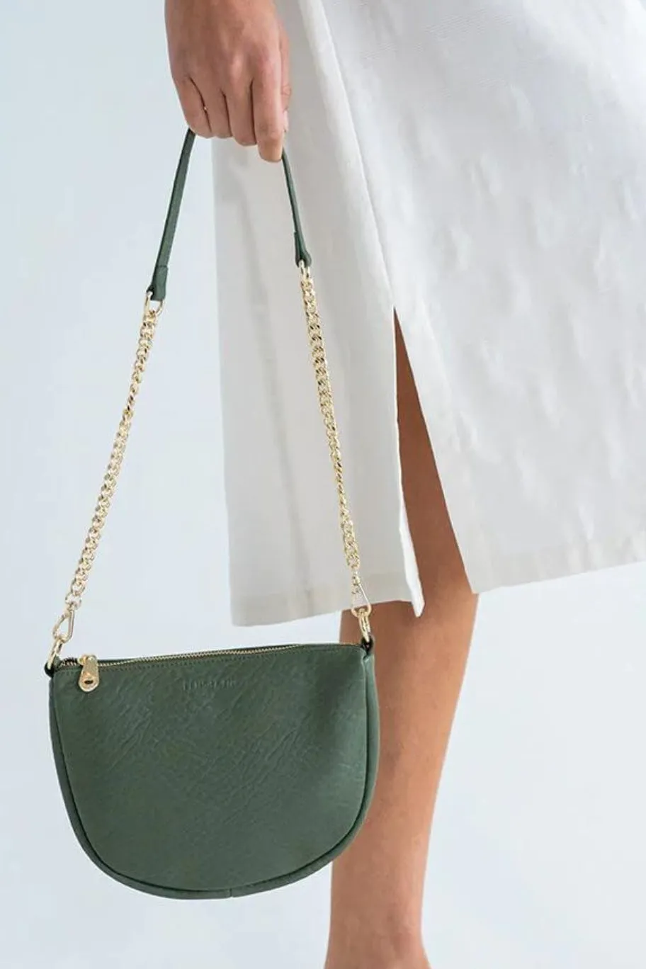 Elms+King La Palma Leaf Crossbody Bag