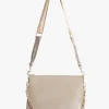 Federation Large Compartments Latte Gold Hardware Leather Bag