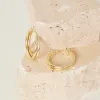 Georgia Mae Large Double Hoop EOL Gold Earrings