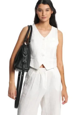 Status Anxiety Last Mountains Black Shoulder Bag