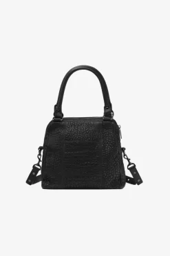 Status Anxiety Last Mountains Top Handle Black Bubble Shoulder Bag