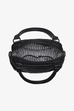 Status Anxiety Last Mountains Top Handle Black Bubble Shoulder Bag