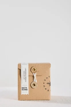 Gather + Harvest Lavender + Kaolin Clay Natural Vegan Bath Bomb