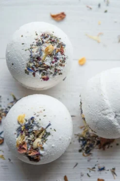 Gather + Harvest Lavender + Kaolin Clay Natural Vegan Bath Bomb