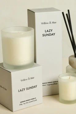 Willow u0026 Mae Lazy Sunday Smoked French Vanilla 230g Soy Candle