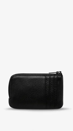 Status Anxiety Left Behind Black Leather Pouch