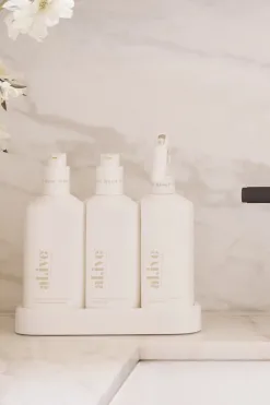 Alive Body Lemon Myrtle + Honeydue Kitchen Trio + Towel LE Retreat Gift Set