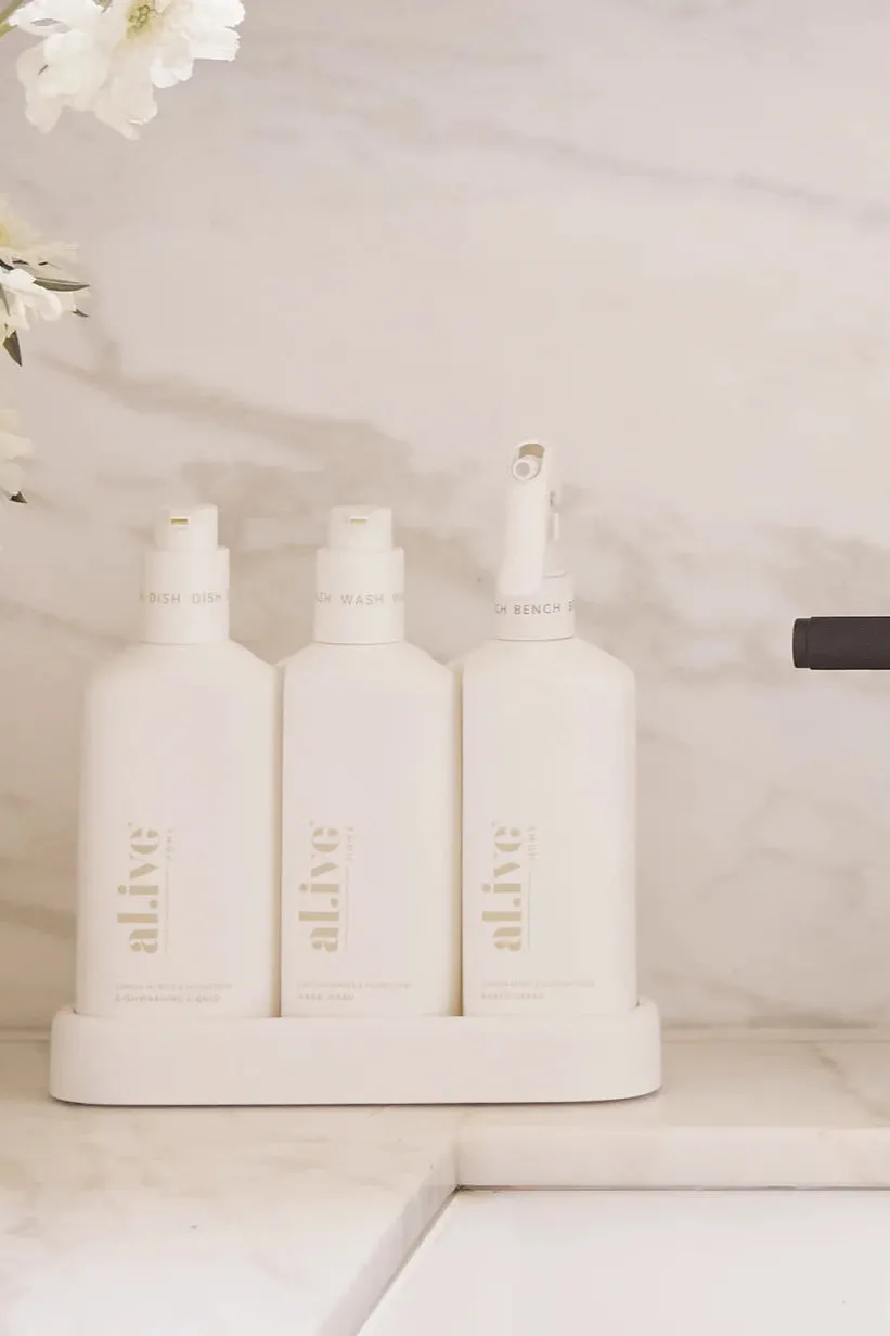 Alive Body Lemon Myrtle + Honeydue Kitchen Trio + Towel LE Retreat Gift Set
