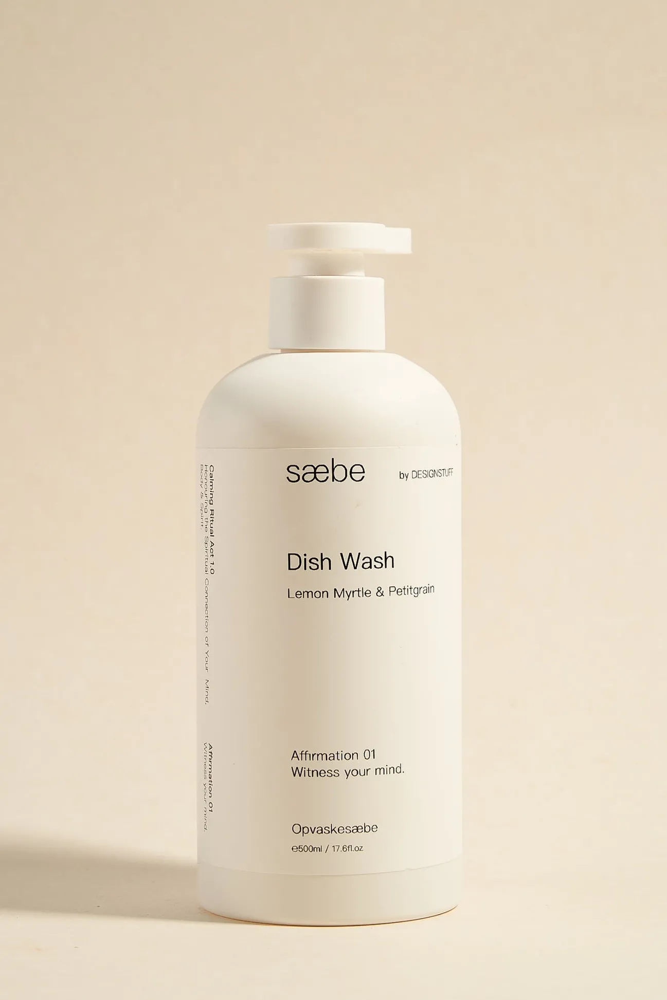 Designstuff Lemon Myrtle + Petitgrain White 500ml Dish Wash