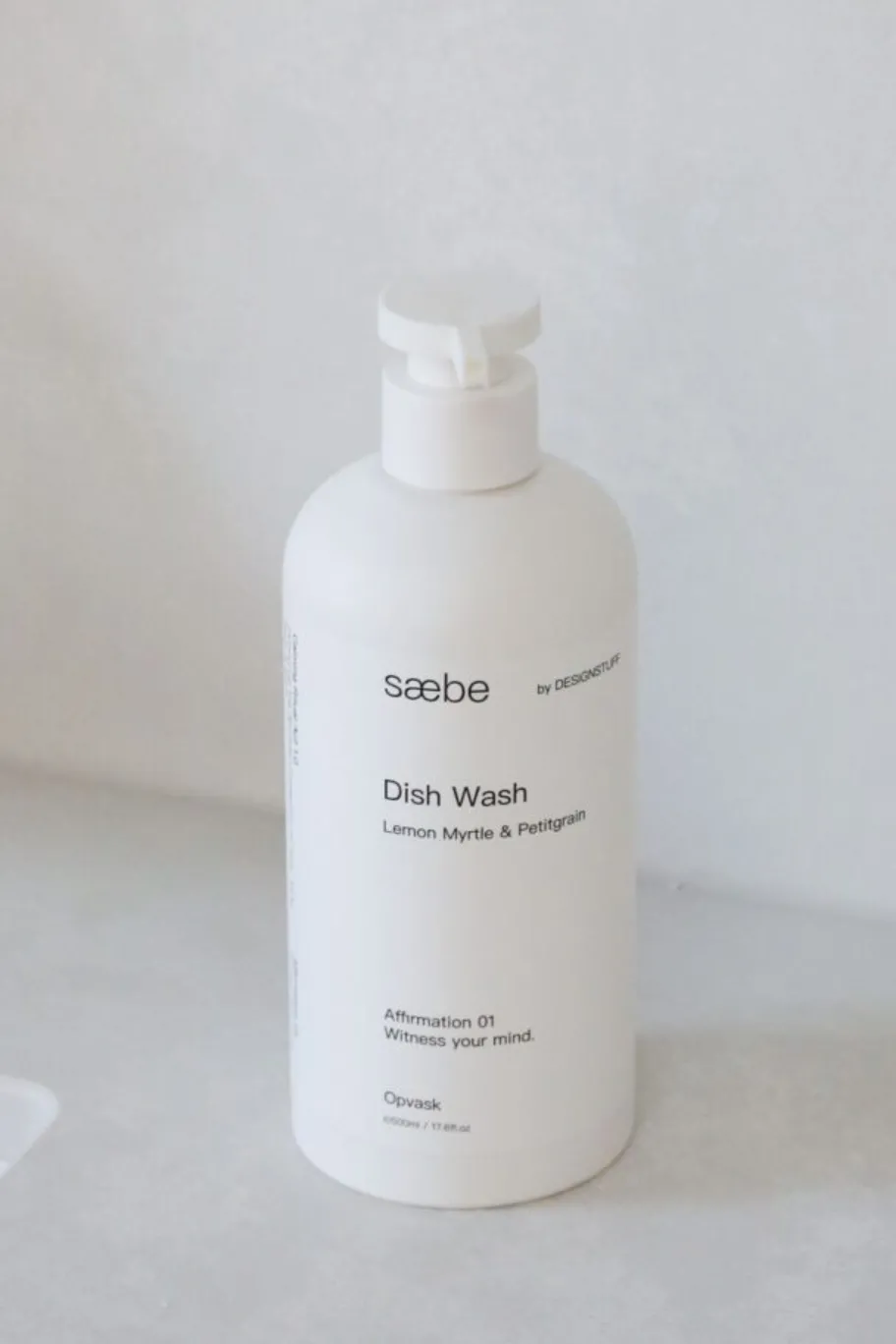 Designstuff Lemon Myrtle + Petitgrain White 500ml Dish Wash