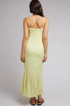All About Eve Leni Citrine Floral Print Maxi Dress