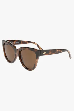Le Specs Liar Liar Oversized Catseye Tort Brown Lens Sunglasses
