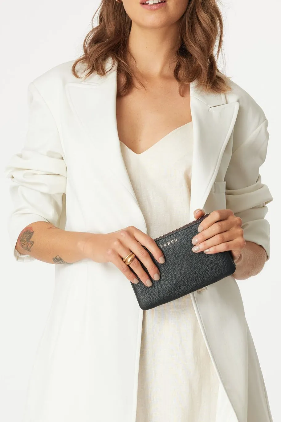 Saben Lily Crossbody Black Bag with Chain
