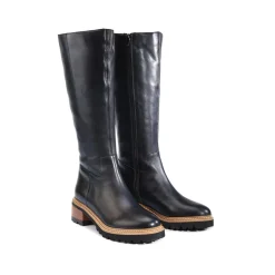 EOS Lindetta Black High Leather Boot