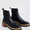 EOS Linear Black Chelsea Elastic Ankle Boot