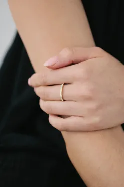 Sophie Lines Silver Medium EOL Ring