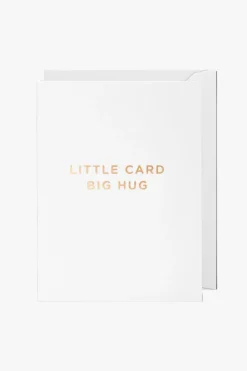 Kids Oxted Little Card Big Hug White Small Greeting Card