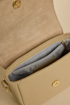 Among the Brave London Shell Leather Small Crossbody Bag