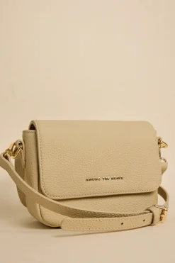 Among the Brave London Shell Leather Small Crossbody Bag