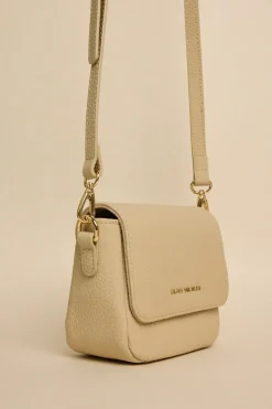 Among the Brave London Shell Leather Small Crossbody Bag