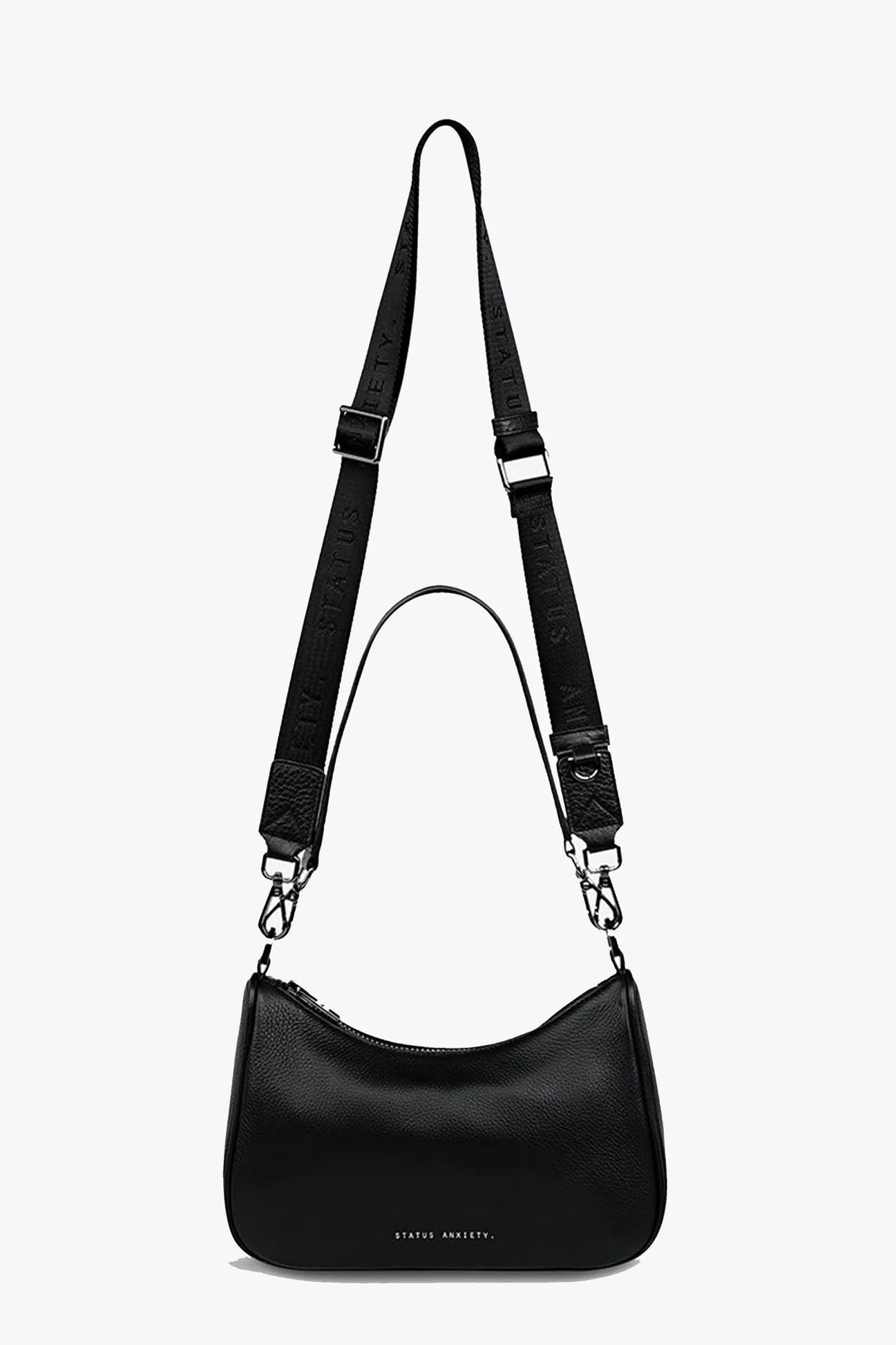 Status Anxiety Look Both Ways Black Crossbody Bag