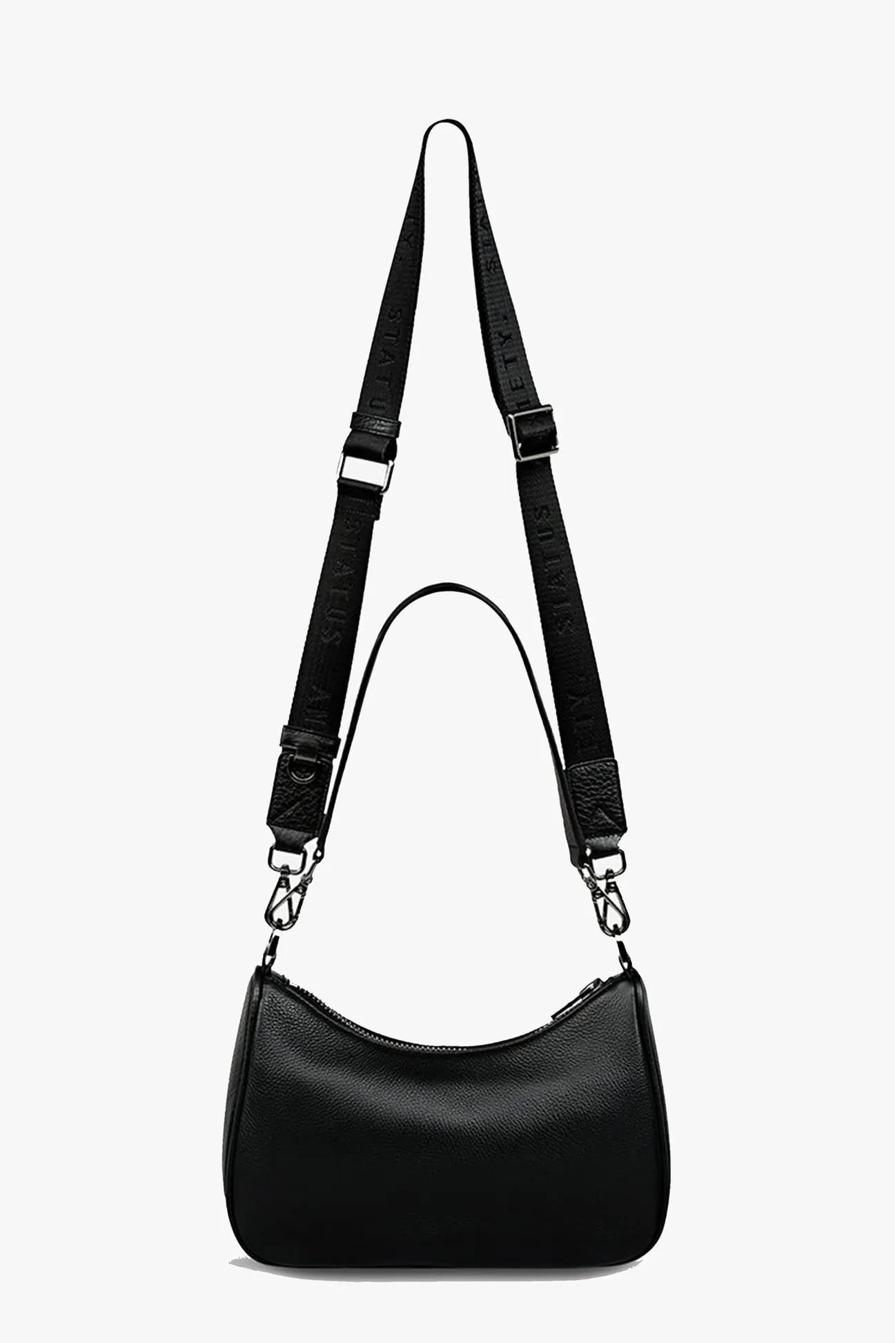 Status Anxiety Look Both Ways Black Crossbody Bag