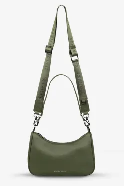 Status Anxiety Look Both Ways Khaki Crossbody Bag