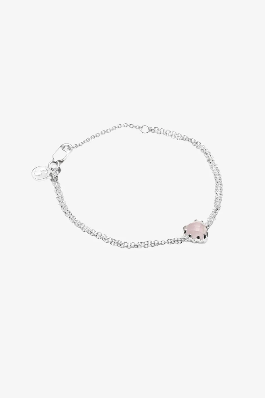 Stolen Girlfriends Club Love Claw Rose Quartz Bracelet