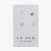 Sophie Love You Gold Stud Earring Set