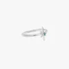 Stolen Girlfriends Club Lucky Star Ring with Topaz Stone Large Q EOL