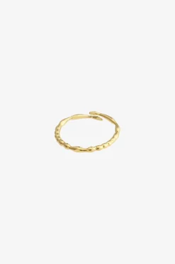 Pilgrim Lulu Recycled Chain StackGold Plated EOL Ring