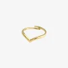 Pilgrim Lulu Recycled Pointy Stack Gold Plated EOL Ring