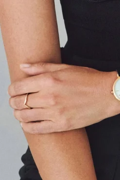 Pilgrim Lulu Recycled Pointy Stack Gold Plated EOL Ring