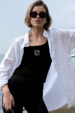 Cartel u0026 Willow Luna Logo Black Tank
