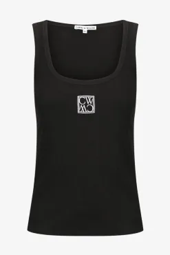 Cartel u0026 Willow Luna Logo Black Tank