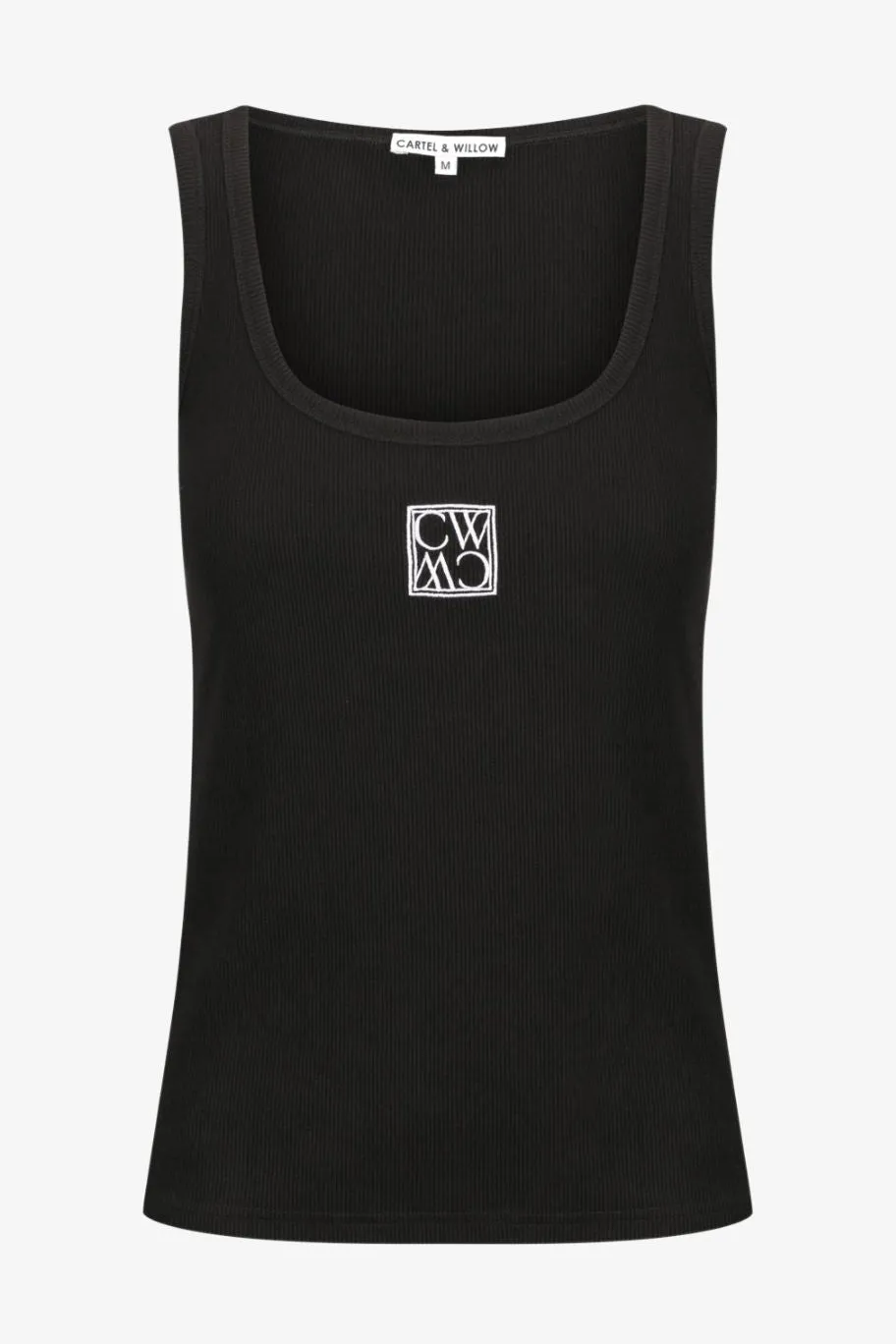 Cartel u0026 Willow Luna Logo Black Tank