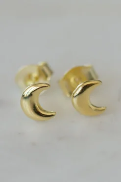 Sophie Luna Lover Stud Earrings Gold EOL