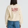 Lee Made Soft Ecru Baggy Sweatshirt