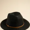 Among the Brave Marilyn Black Woven Panama Hat