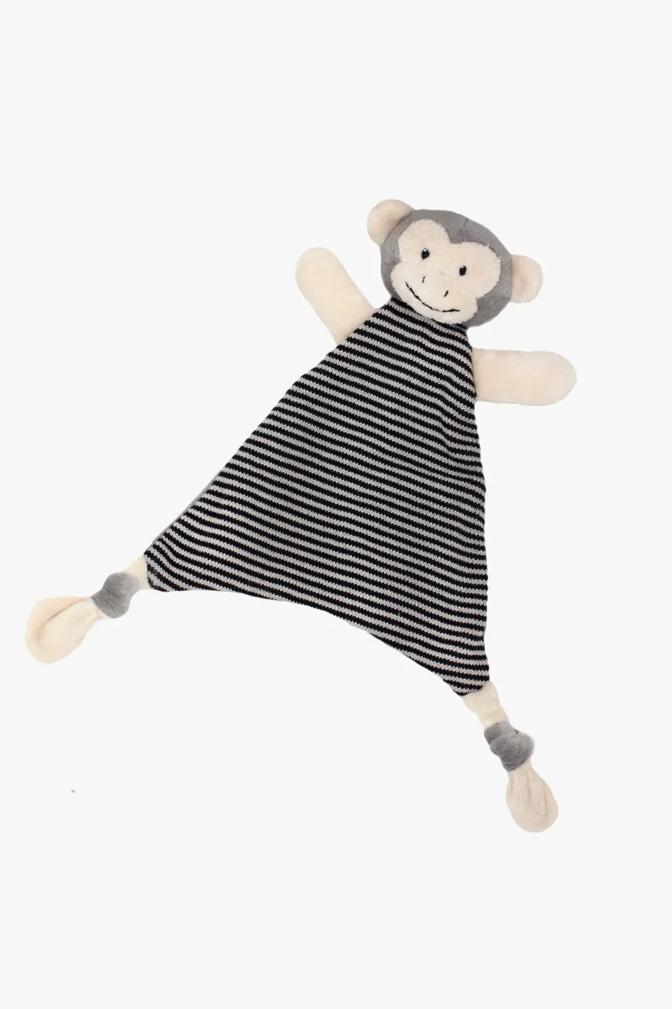 Kids Lily + George Mateo Grey Stripe Spider Monkey Comforter