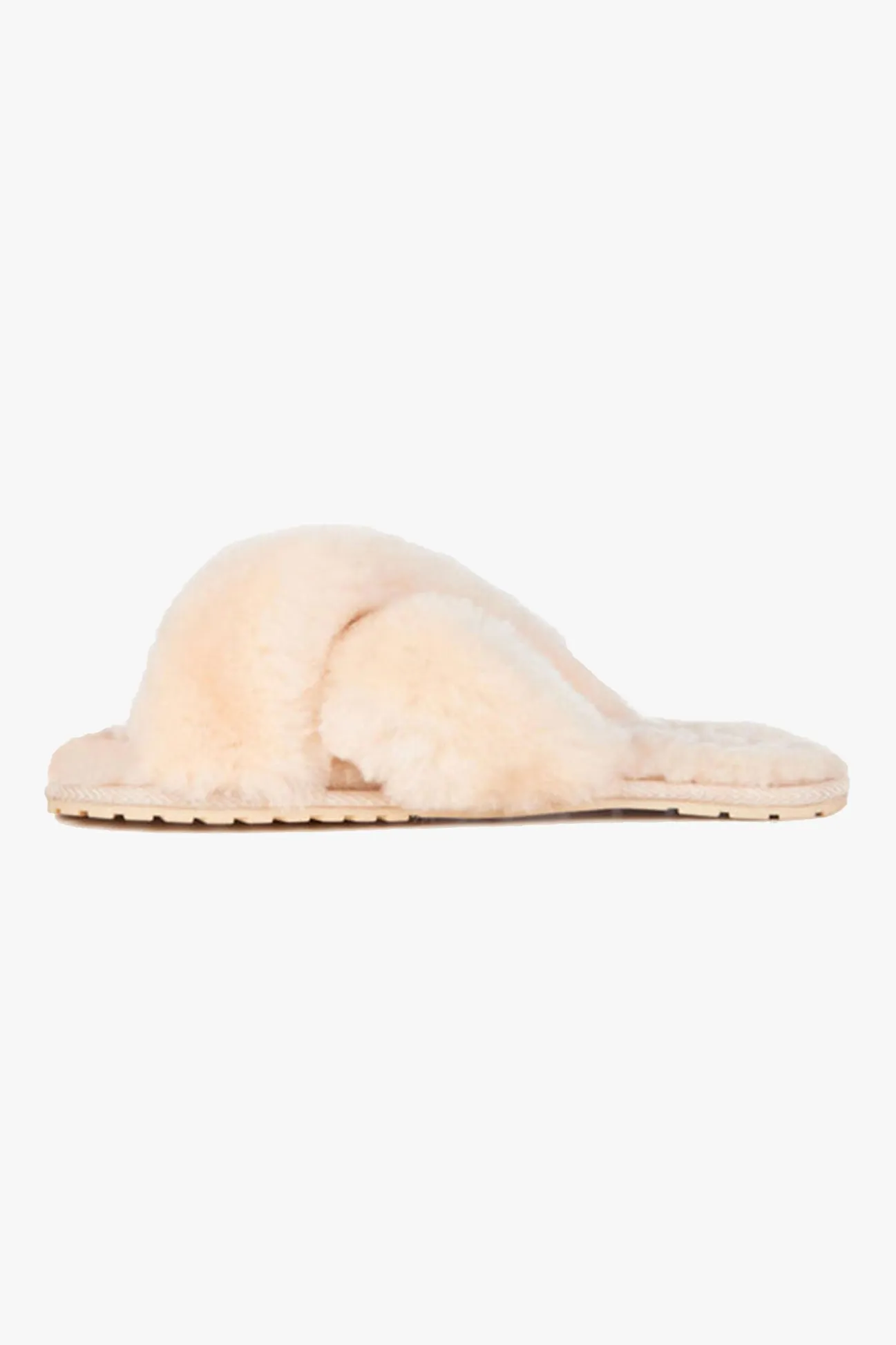 Emu Mayberry Natural Wool Crossover Slippers