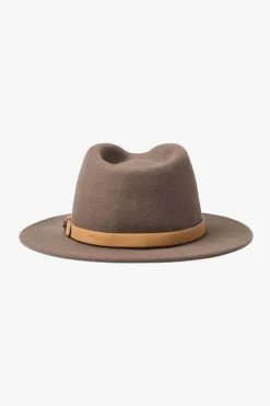 Brixton Messer Fedora Desert Palm Natural Wool Felt Hat