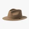 Brixton Messer Sand Wool Felt Fedora Hat