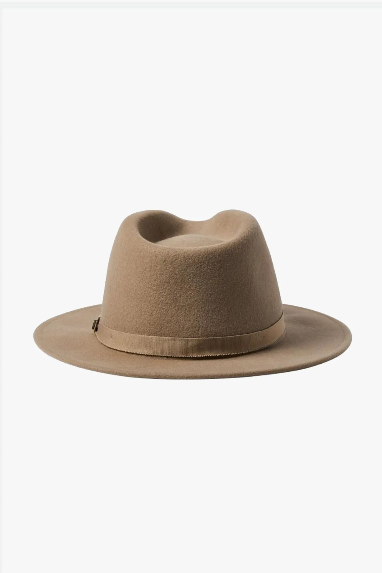 Brixton Messer Sand Wool Felt Fedora Hat