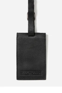 Stitch+Hide Miles Black Luggage Tag
