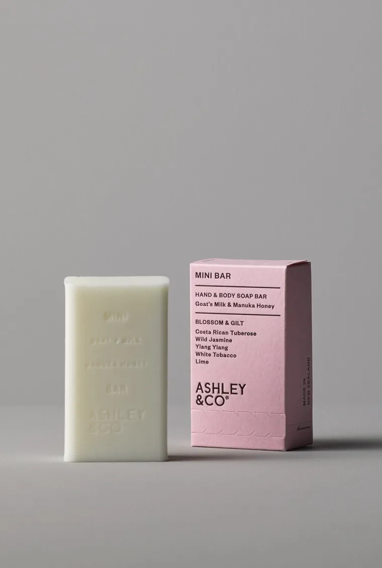 Ashley + Co Mini Bar Blossom + Gilt Soap