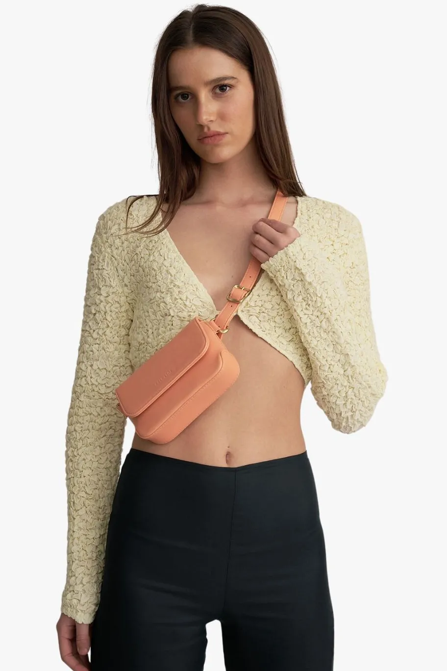 Brie Leon Mini Camille Paw Paw Crossbody Bag