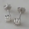 Sophie Mini Pearl Stud Earrings Silver